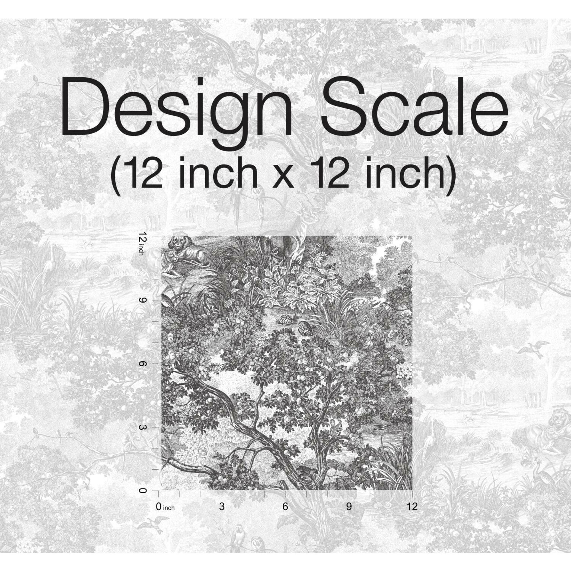 RoomMates Jungle Toile Peel & Stick Wallpaper